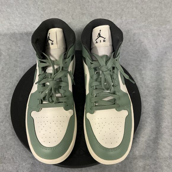 Air Jordan 1 Mid Jade Smoke Size 11W 12.5 men bq6472-130 - Picture 4 of 6